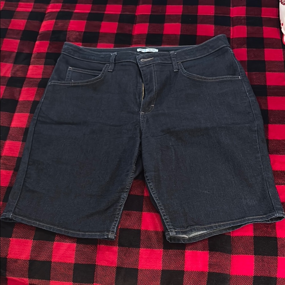 Dark Denim Shorts